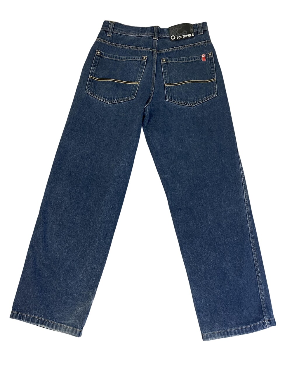 Southpole Jeans Mens 32x32 Dark Wash Blue Regular Fit Straight Denim Pants 3180
